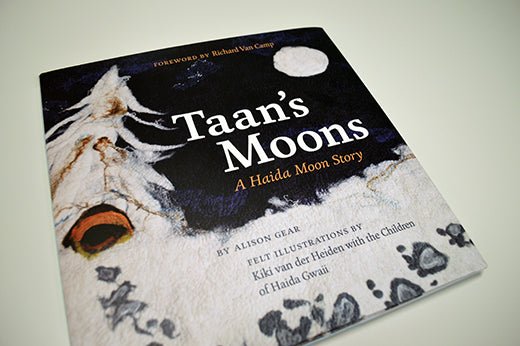 Taan's Moon Felting Project